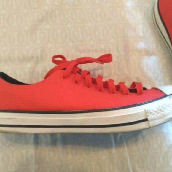 Converse All Star Nylon Color Red Sneakers Mens US Size 9 - Picture 6 of 6